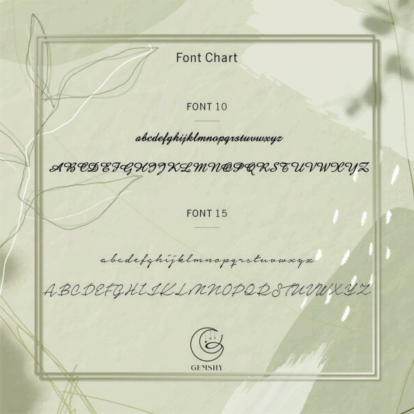 Font Chart Jz0002nm E