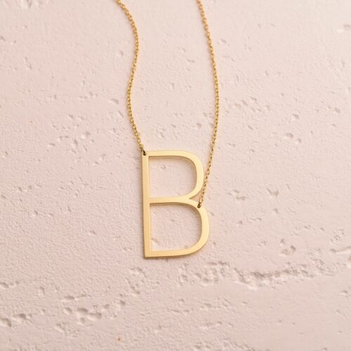 Letter Pendant Necklace