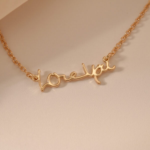 Personalized handwriting necklace 3