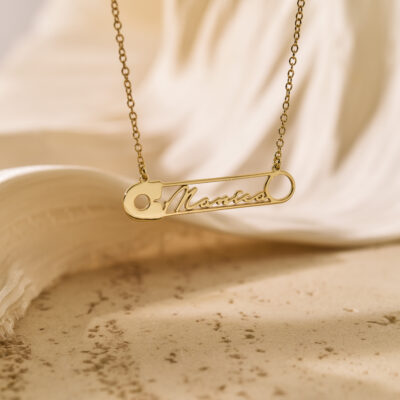 Personalized pin necklace 4
