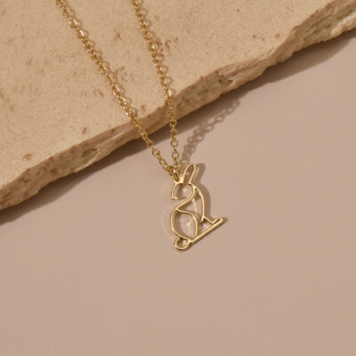 Bunny pendant necklace 1