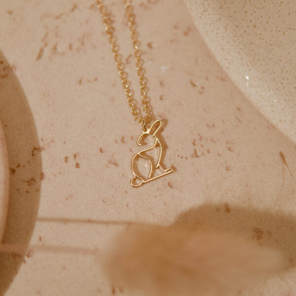 Bunny pendant necklace 2