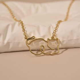 Cat necklace 4