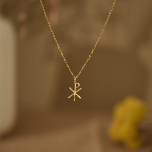 Chi Rho Cross Necklace-1 Chi Rho Cross Necklace