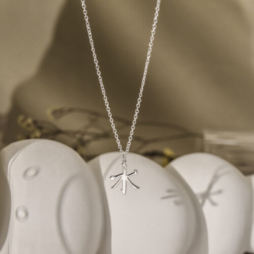 Chinese character necklace