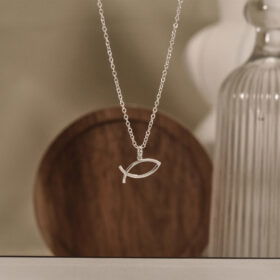 Christian fish necklace 1