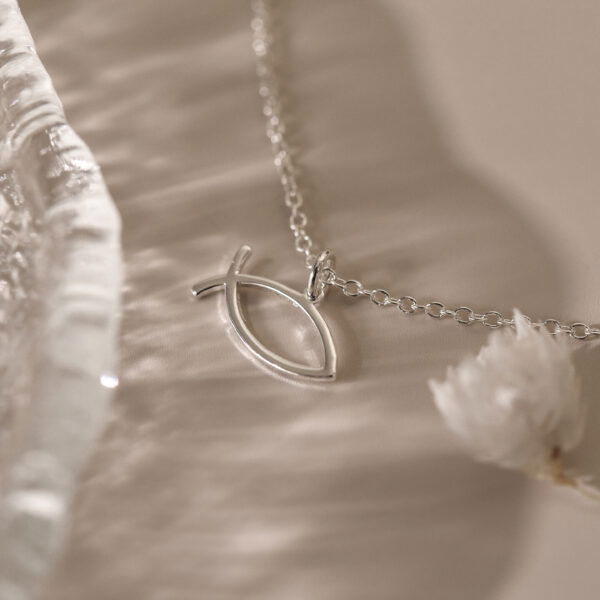 Christian fish necklace 2