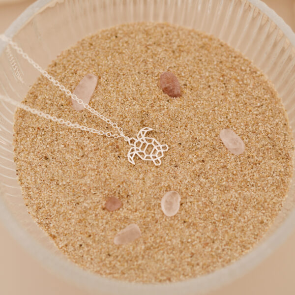 Dainty turtle necklace 1