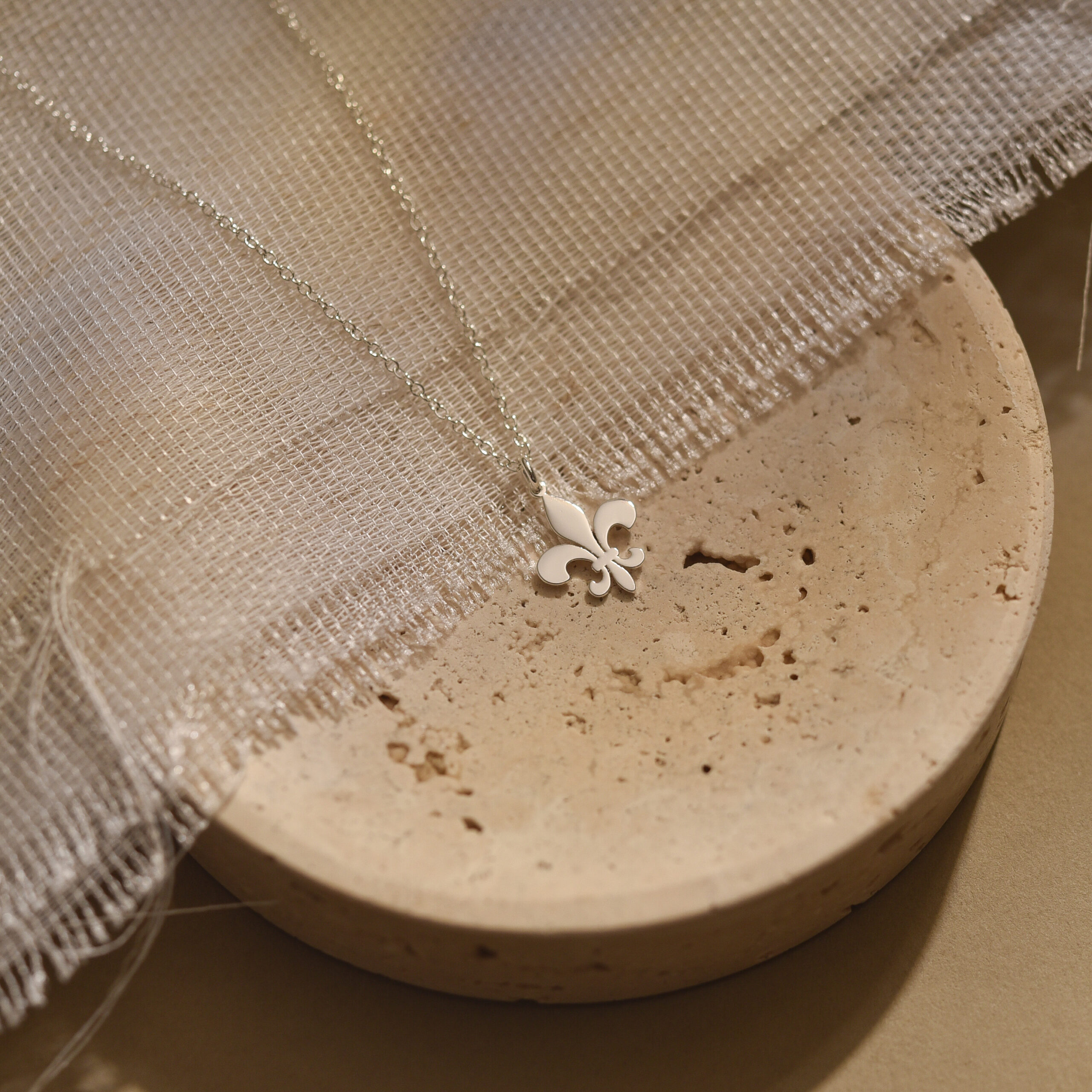 Fleur de lis necklace 4