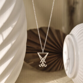 Sigil of lucifer necklace 1