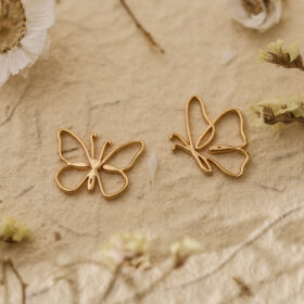 Silver butterfly necklace 6