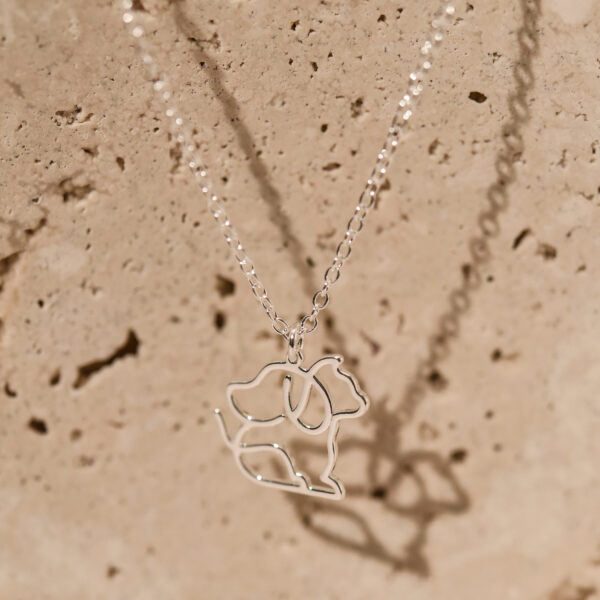 Tiny cat necklace 2