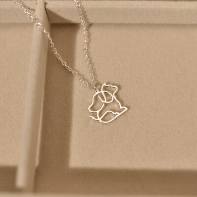 Tiny cat necklace 3